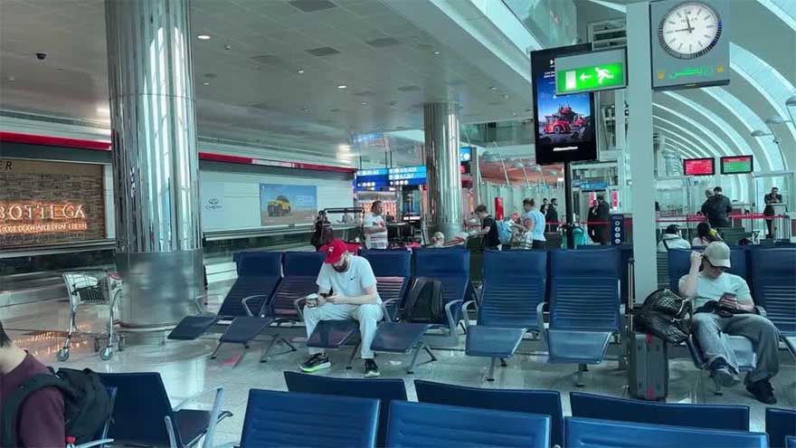 Dunya News Emptier than usual scenes from Dubai airport