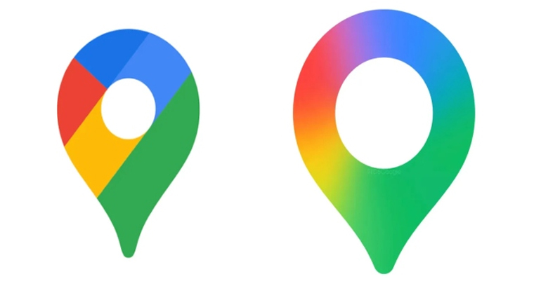گوگل میپس کا نیا گریڈینٹ آئیکون متعارف، ڈیزائن میں نمایاں تبدیلی