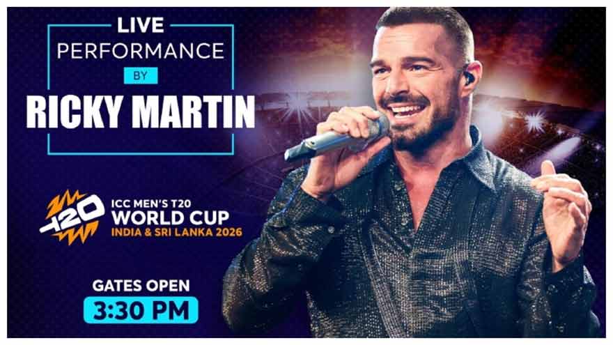 Ricky Martin to perform at ICC T20 World Cup closing ceremony