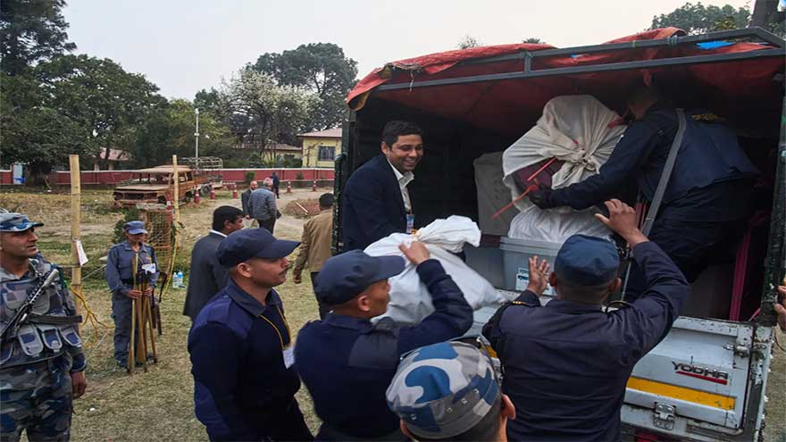 Vote counting begins in Nepal after a peaceful parliamentary election
