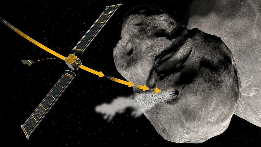 NASA defense test kicked asteroid off course -- and changed its orbit around the sun