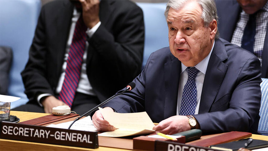 UN chief slams 'unlawful attacks', says Mideast could spiral out of control
