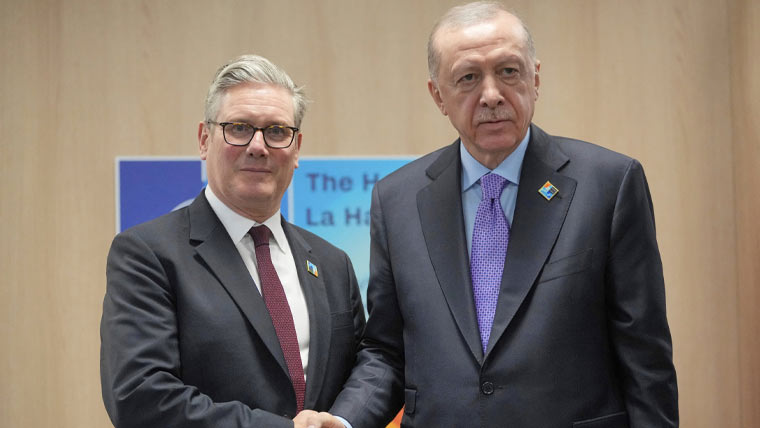 ترک صدر اردوان کی برطانوی وزیراعظم سے ٹیلیفون پر گفتگو