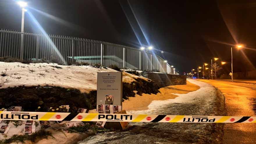 Explosion hits US embassy in Oslo, causing minor damage, thick smoke