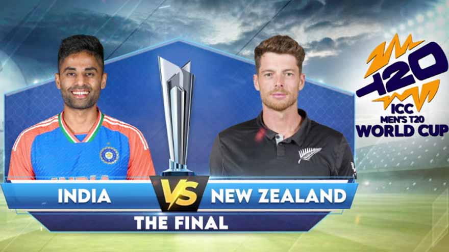 India face New Zealand in T20 World Cup 2026 final today