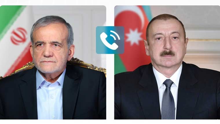 آذربائیجان پر حملہ نہیں کیا، مسعود پزشکیان کی صدر الہام علیوف سے گفتگو