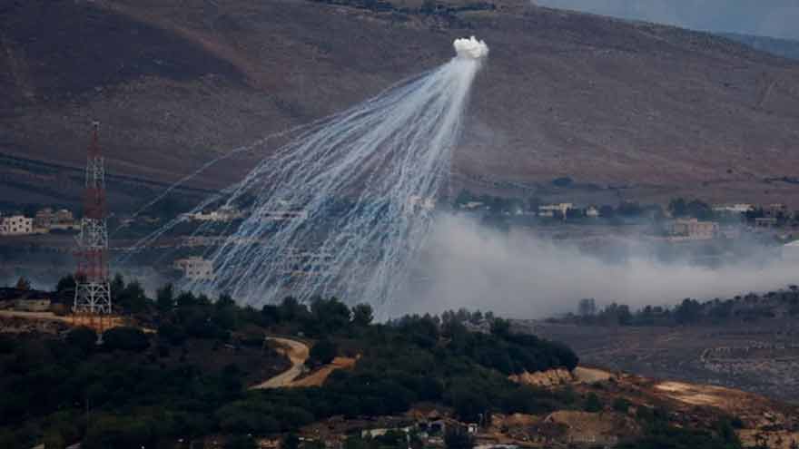 Human Rights Watch says Israel used white phosphorus in residential areas of Lebanon