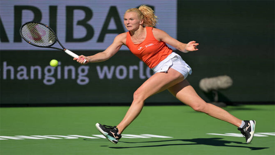 Siniakova ends Andreeva Indian Wells defense in third round