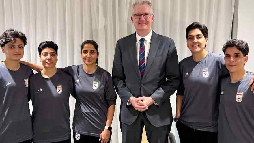 Five Iranian women's soccer players granted humanitarian visas in Australia