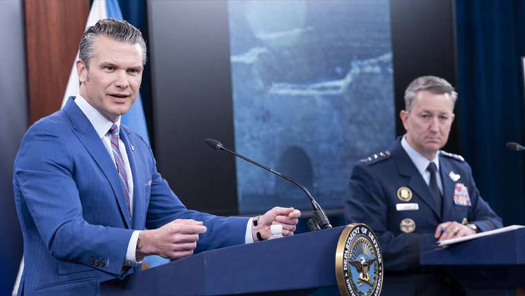 ایران شدید دباؤ کا شکار، آج سے حملوں میں مزید شدت آئے گی: امریکی وزیر دفاع