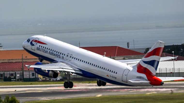 برٹش ایئر ویز کا عمان، بحرین، دوحہ، دبئی، تل ابیب کیلئے پروازیں بند رکھنے کا اعلان