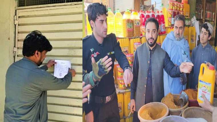 کوئٹہ میں گرانفروشی پر15دکانیں سربمہر، 20 افراد جیل منتقل