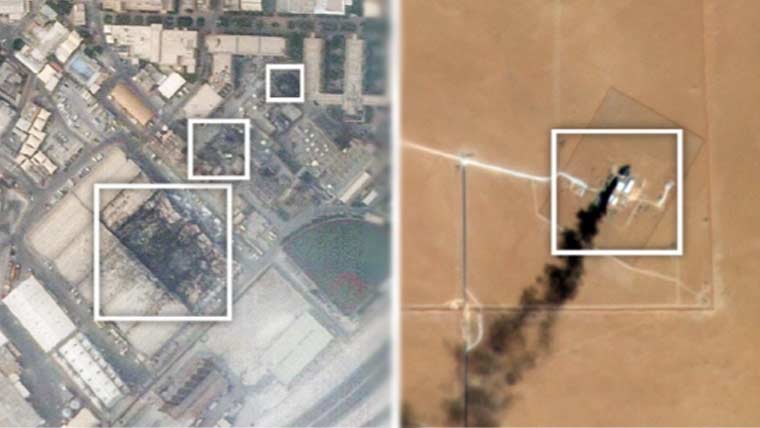 ایران کے شدید حملے، مشرق وسطیٰ میں امریکی تنصیبات بڑے نقصان سے دوچار