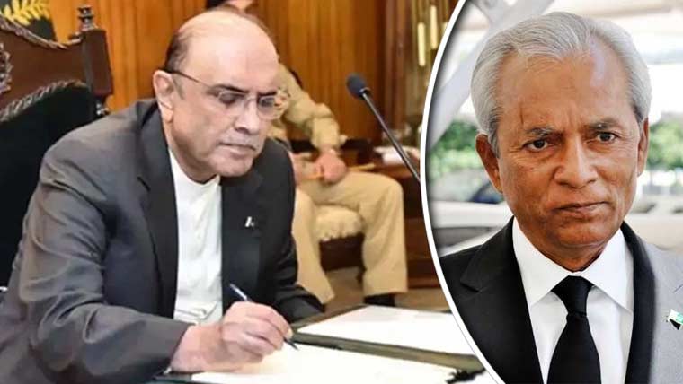 صدرِ مملکت نے نہال ہاشمی کو گورنر سندھ تعینات کرنے کی منظوری دیدی