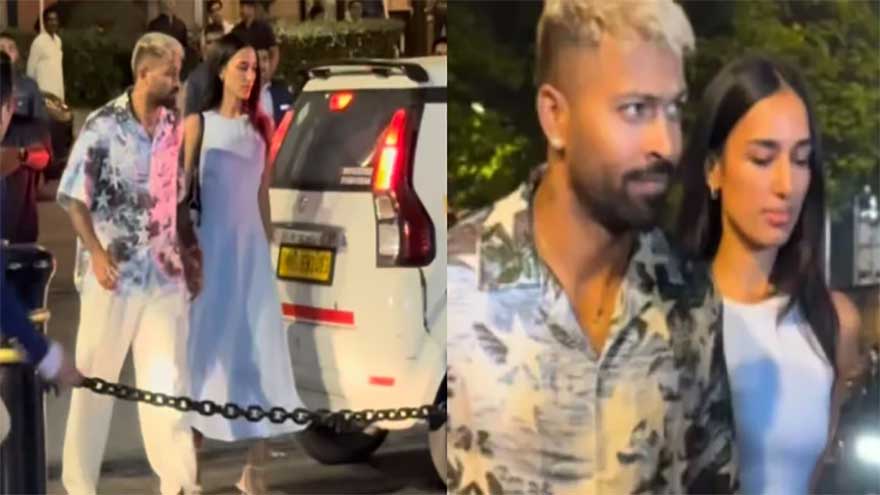 Hardik Pandya spotted with model Mahieka Sharma; video goes viral