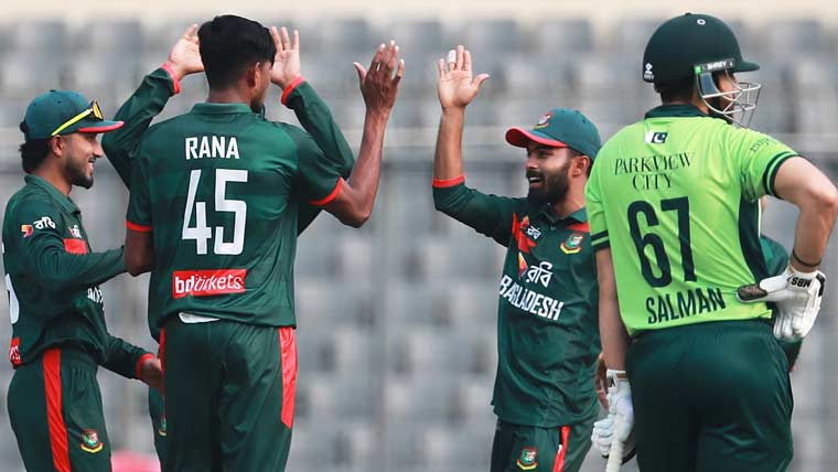پاکستان اور بنگلادیش کے درمیان دوسرا ون ڈے آج ڈھاکا میں کھیلا جائے گا