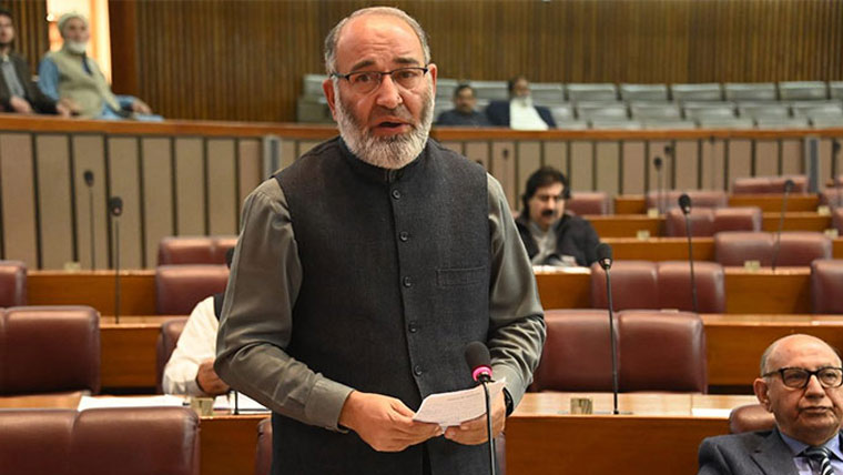 مشتاق احمد خان کا خیبر سے کراچی تک غزہ مارچ  کا اعلان