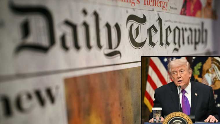 صدر ٹرمپ وزیر دفاع کو انسانی ڈھال کے طور پر استعمال کر رہے ہیں: دی ٹیلی گراف