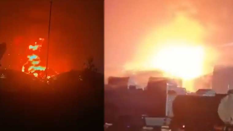 ڈرون حملے کے بعد عراق کی لاناز آئل ریفائنری میں سرگرمیاں معطل