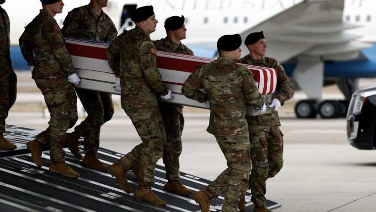 عراق میں طیارہ حادثے میں ہلاک ہونے والے 6 امریکی فوجیوں کی شناخت جاری