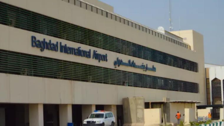 بغداد انٹرنیشنل ایئرپورٹ کمپلیکس پر راکٹ حملے، 5 افراد زخمی