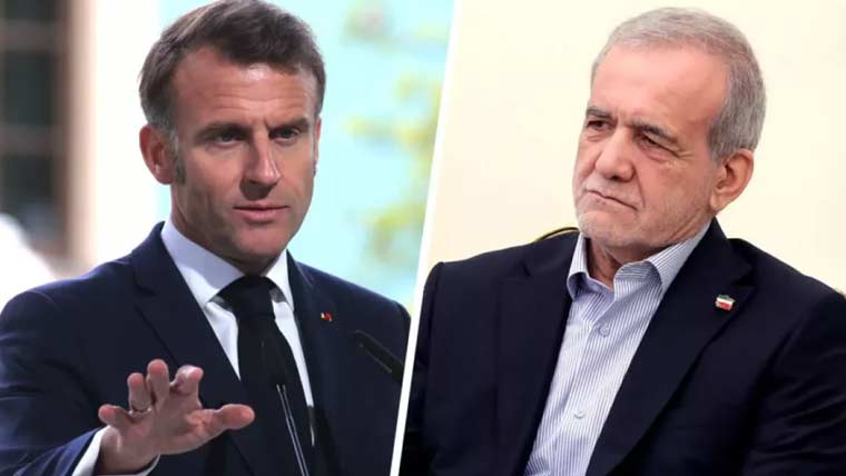 ایرانی صدر کا فرانسیسی ہم منصب سے رابطہ، حالیہ واقعات پر تبادلہ خیال