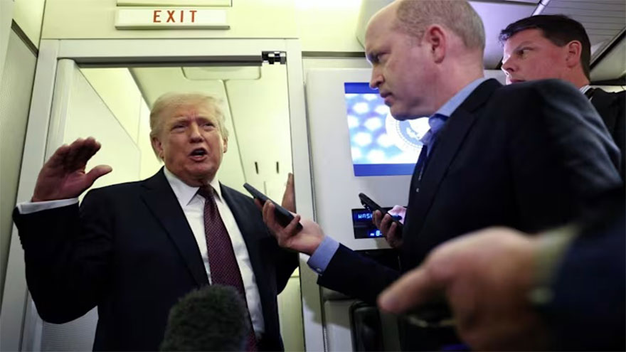 Trump says 'we're talking' to Iran but it's not 'ready' for deal to end war