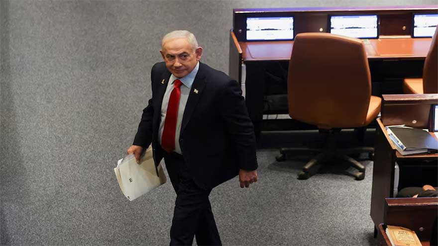 Dunya News Netanyahu posts video in response to Iran rumours that he is dead