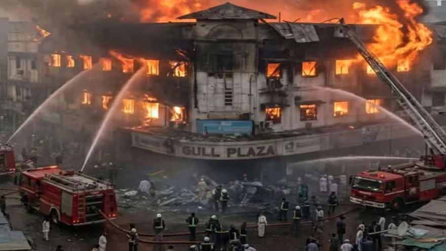 Doctor confirms smoke inhalation killed 73 in Gul Plaza fire