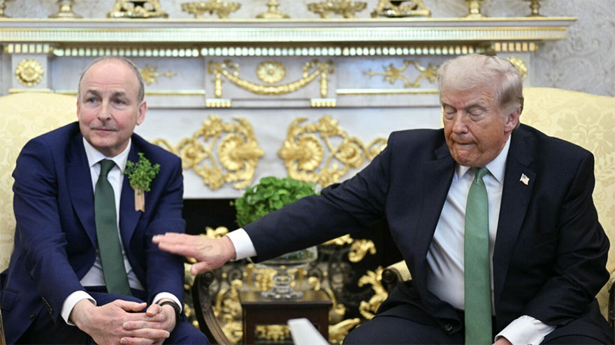 Irish PM pushes Trump on Iran – politely