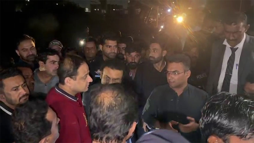 Mayor Karachi visits rain-affected areas; asks people to stay indoors