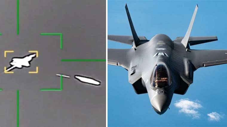 پاسداران انقلاب کا امریکی ایف 35 لڑاکا طیارے کو نشانہ بنانے کا دعویٰ