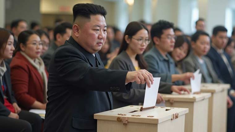 شمالی کوریا الیکشن، کم جونگ کی جماعت 99.93 فیصد ووٹ لے کر کامیاب قرار