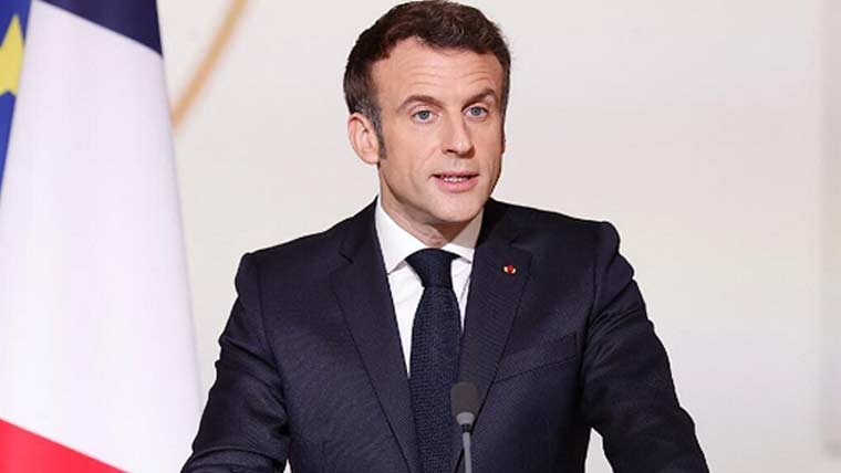 فرانسیسی صدر کا توانائی تنصیبات پر حملوں پر گہری تشویش کا اظہار