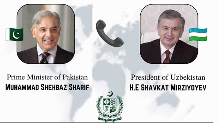 شہباز شریف کی ازبک صدر سے ٹیلیفونک گفتگو، عیدالفطر کی مبارک دی