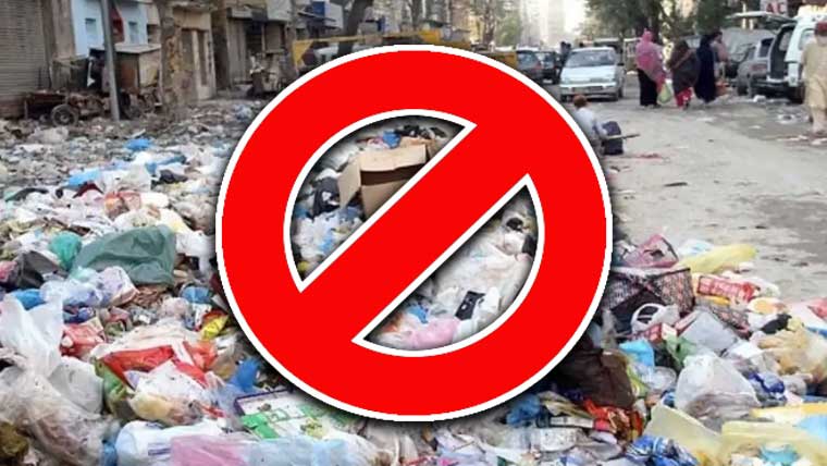 کراچی میں دو ماہ کیلئے کچرا پھینکنے پر مکمل پابندی