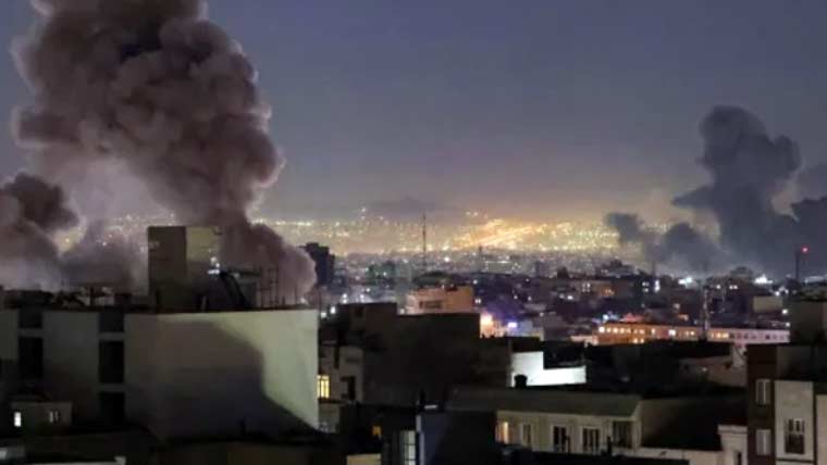 ایران کے امریکی، اسرائیلی تنصیبات پر مزید حملے، تل ابیب میں دھماکے، 9 افراد زخمی