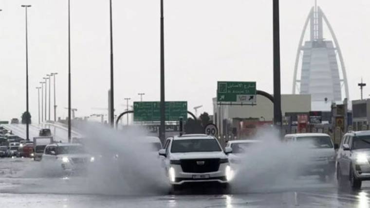 یو اے ای میں شدید بارش، ژالہ باری اور تیز ہواؤں کا خدشہ 