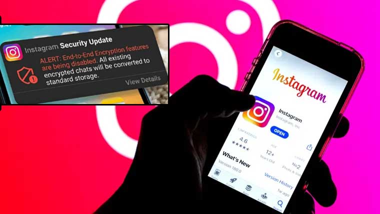 میٹا کا انسٹاگرام کے ڈائریکٹ میسجز میں اینڈ ٹو اینڈ انکرپشن ختم کرنے کا فیصلہ