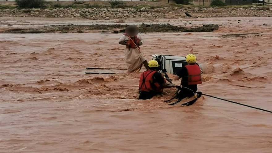 Five killed in Oman after vehicles swept away by floodwaters, civil defence says