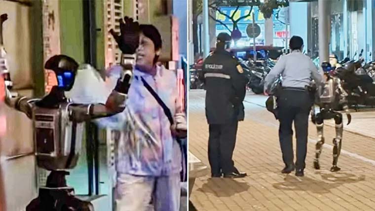 چین میں خاتون کو ڈرانے پر پولیس نے روبوٹ کو گرفتار کرلیا