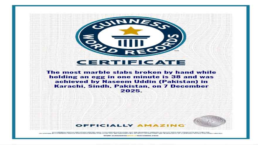 74-year-old Naseemuddin breaks third Guinness World Record for Pakistan