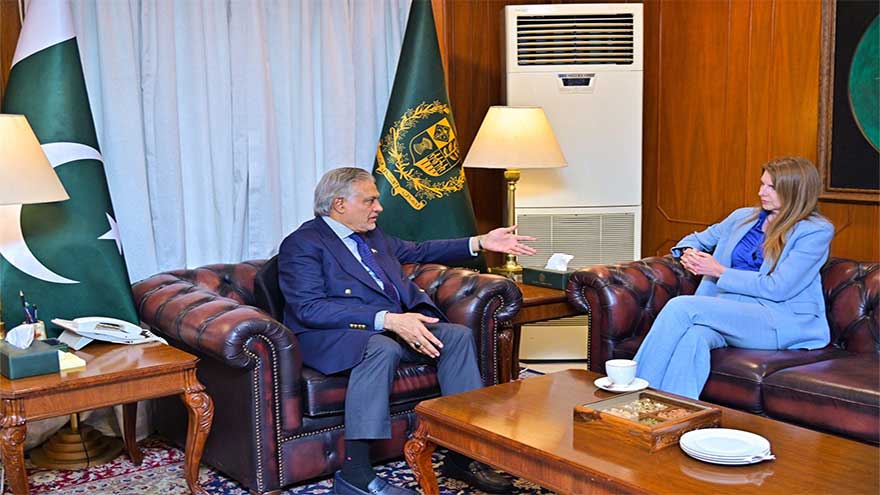Ishaq Dar, British High Commissioner discuss evolving regional situation