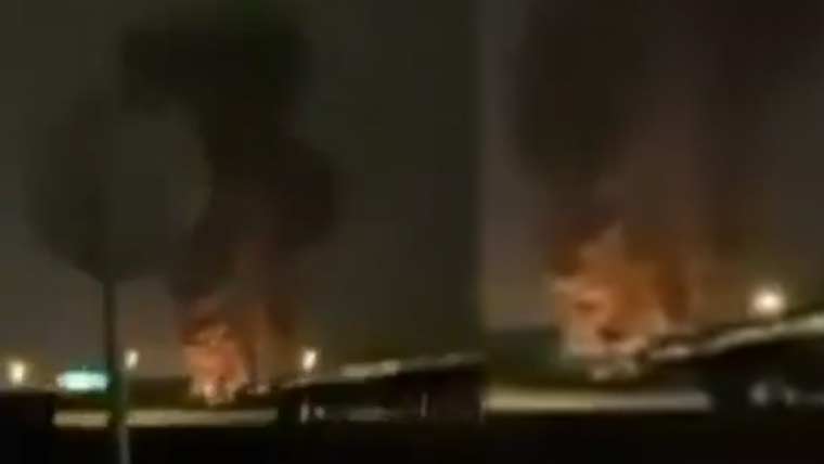 کویت انٹرنیشنل ایئرپورٹ پر ڈرون حملہ، فیول ٹینک میں آگ لگ گئی