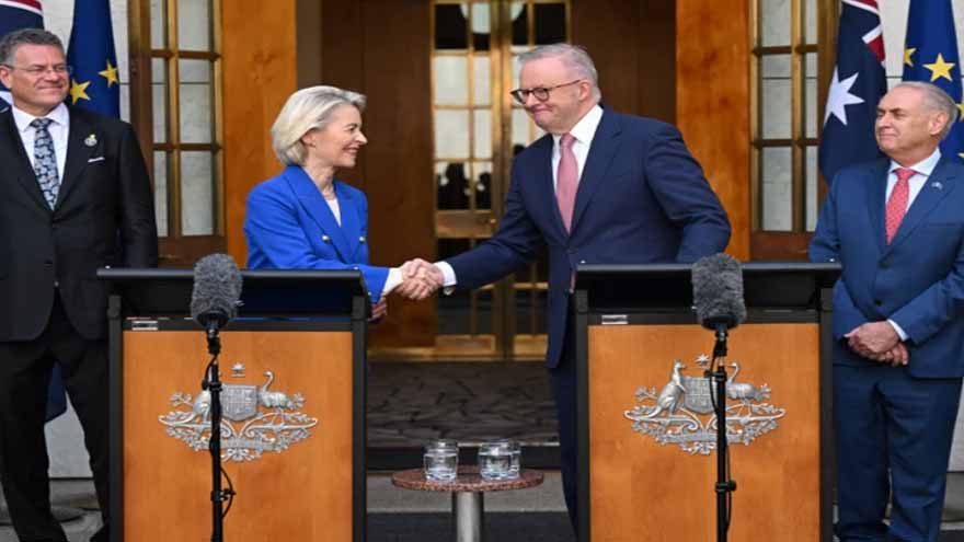 Australia, EU agree new trade pact