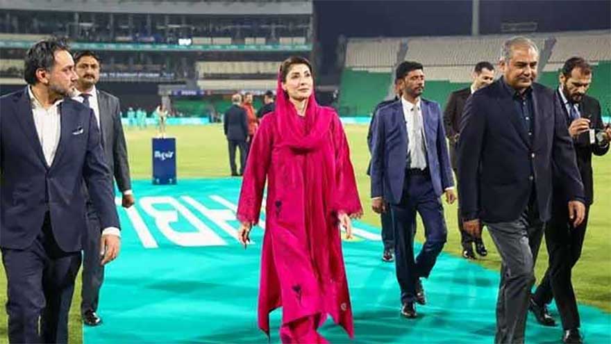 Punjab CM Maryam Nawaz attends PSL 11 opening ceremony at Gaddafi Stadium