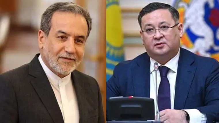 قازقستان کے وزیر خارجہ کا ایرانی ہم منصب سے رابطہ، جنگ کے فوری خاتمے پر زور