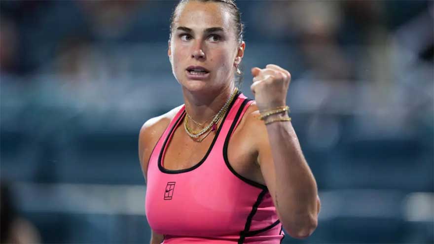 Sabalenka subdues Rybakina to reach Miami Open final