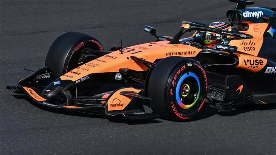 Piastri outshines Mercedes duo to go fastest in Japan practice