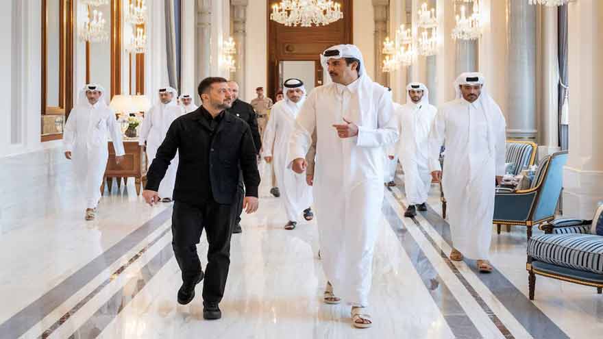 Ukraine's Zelenskiy agrees defence cooperation with UAE, Qatar during Gulf visit
